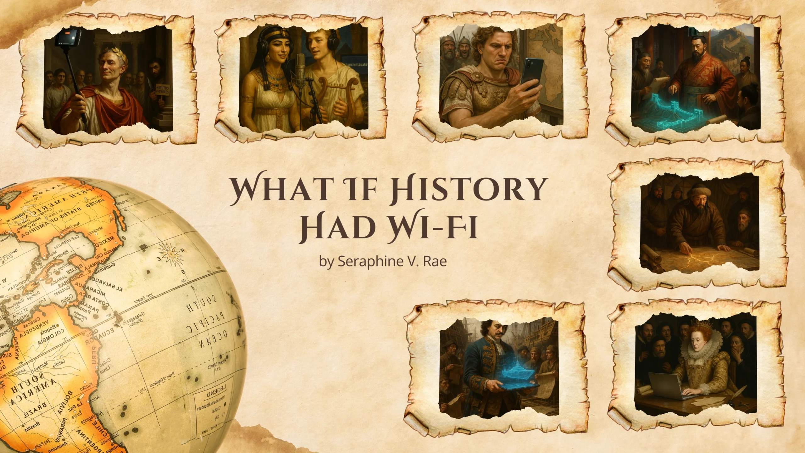 What If History Had Wi-Fi | Seraphine V. Rae illustrated book
